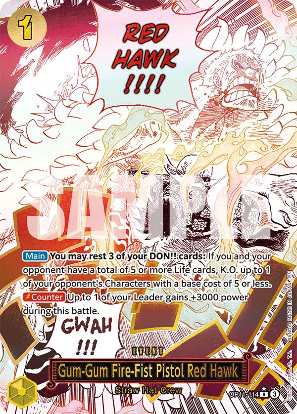 Gum-Gum Fire-Fist Pistol Red Hawk (Alternate Art)