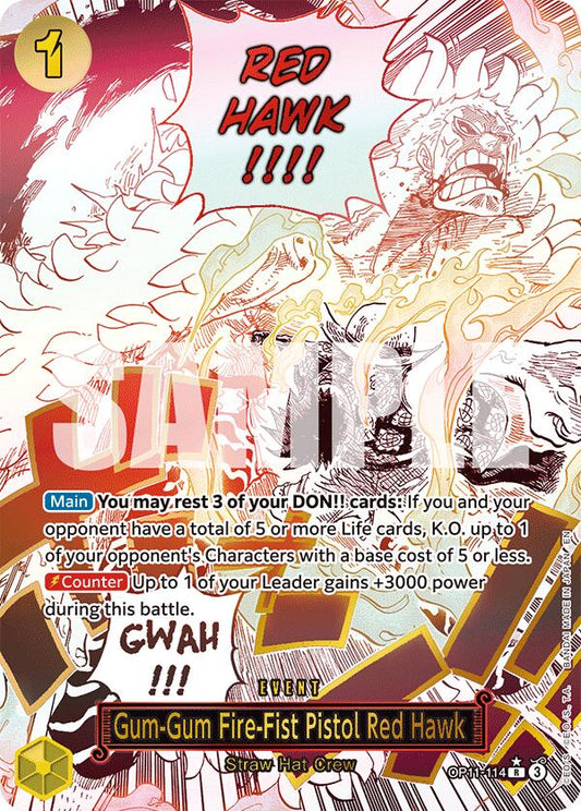 Gum-Gum Fire-Fist Pistol Red Hawk (Alternate Art)